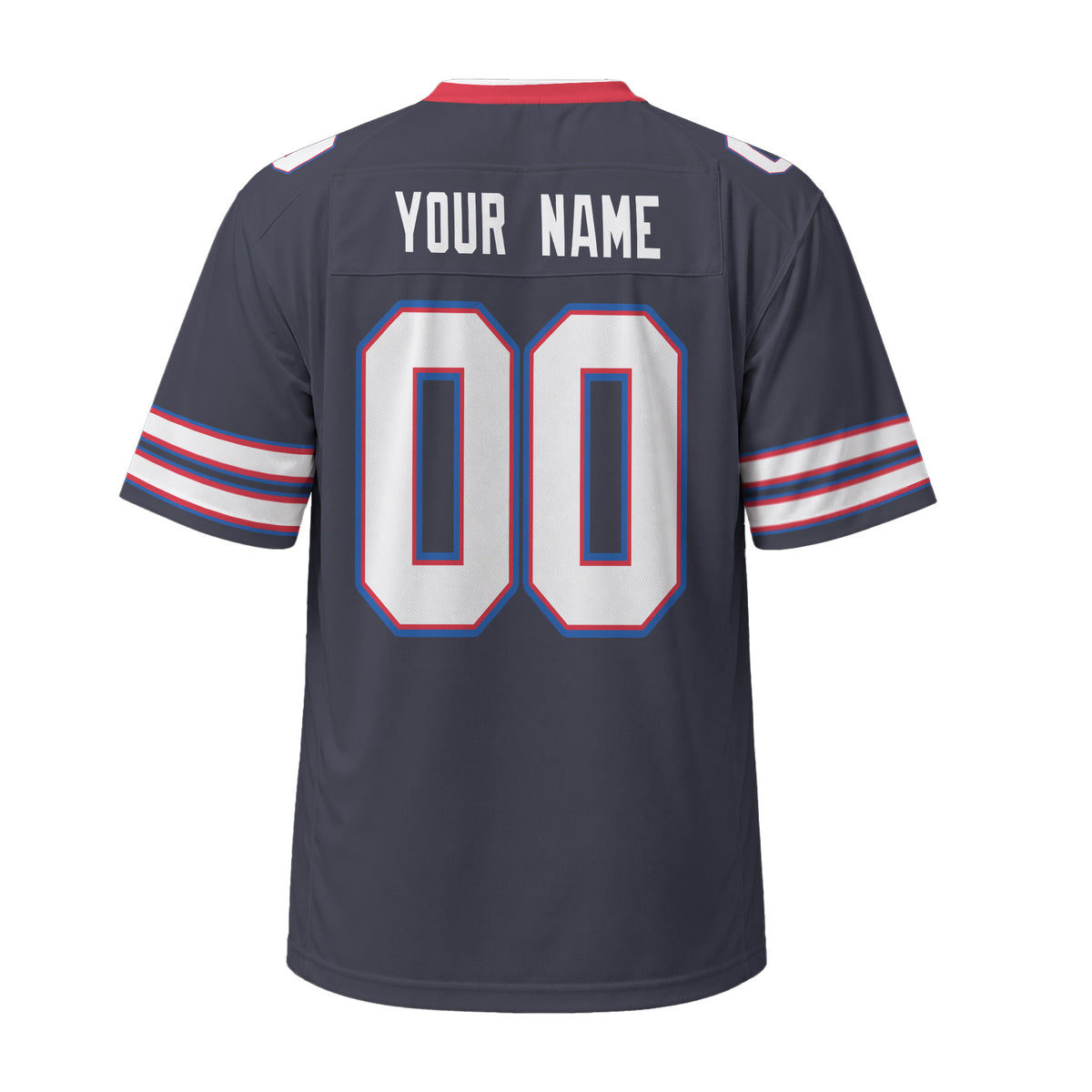 Personalized Buffalo Bills Football Jersey – Navy Inverted Team Game Day Style, Custom Name & Number-5