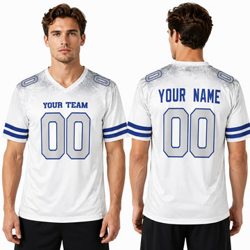 Personalized Buffalo Bills Football Jersey - White 2025 Rivalries Collection, Custom Name & Number-1