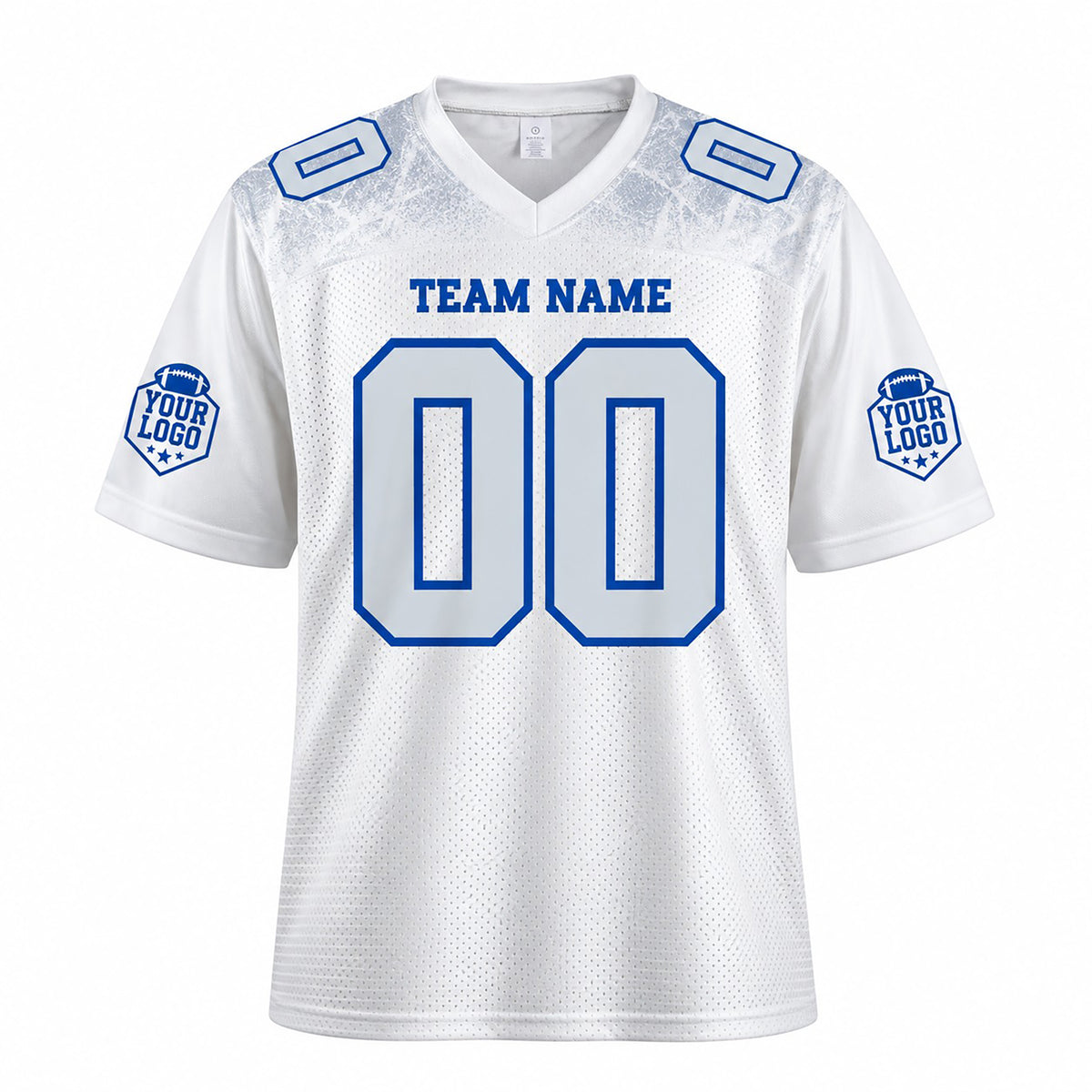 Personalized Buffalo Bills Football Jersey – White Rivalries Limited Style, Custom Name Patch, Team Name, Number & Logo-3