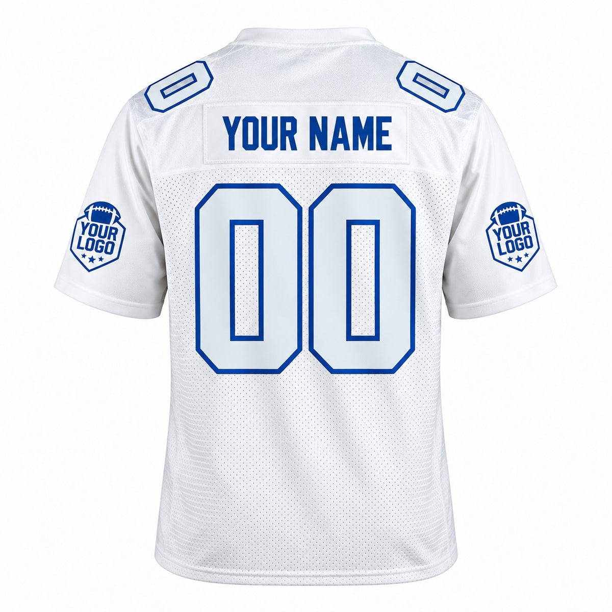 Personalized Buffalo Bills Football Jersey – White Rivalries Limited Style, Custom Name Patch, Team Name, Number & Logo-4