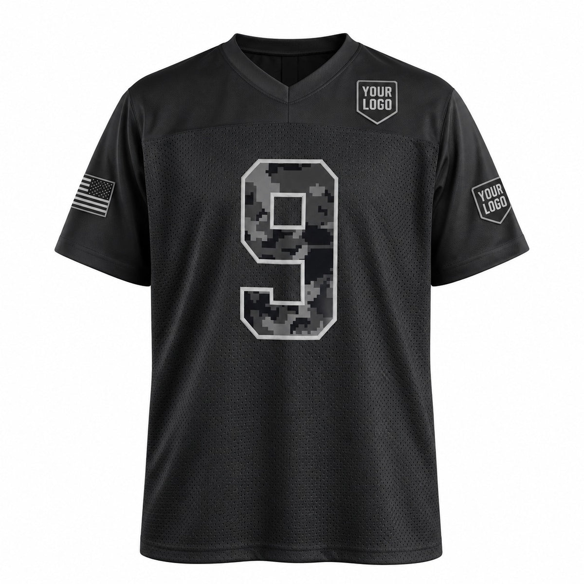 Personalized Carolina Panthers 2026 Salute to Service Football Jersey – Black, Custom Name Patch, Team Name, Number & Logo-4