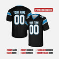Personalized Carolina Panthers Football Jersey - Black Fan Style, Custom Name & Number-3
