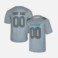 Personalized Carolina Panthers Football Jersey - Gray Atmosphere Fashion Game Style, Custom Name & Number-3