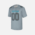 Personalized Carolina Panthers Football Jersey - Gray Atmosphere Fashion Game Style, Custom Name & Number-4