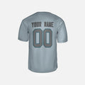 Personalized Carolina Panthers Football Jersey - Gray Atmosphere Fashion Game Style, Custom Name & Number-5