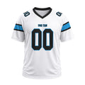 Personalized Carolina Panthers Football Jersey – White Fuse Game Day Style, Custom Name & Number-4