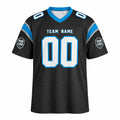 Personalized Carolina Panthers Football Jersey – Black Game Style, Custom Name Patch, Team Name, Number & Logo-3