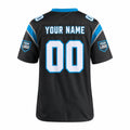 Personalized Carolina Panthers Football Jersey – Black Game Style, Custom Name Patch, Team Name, Number & Logo-4