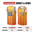Personalized Charlotte Hornets Basketball Jersey - Orange 2025/26 Swingman City Style, Custom Name & Number-2