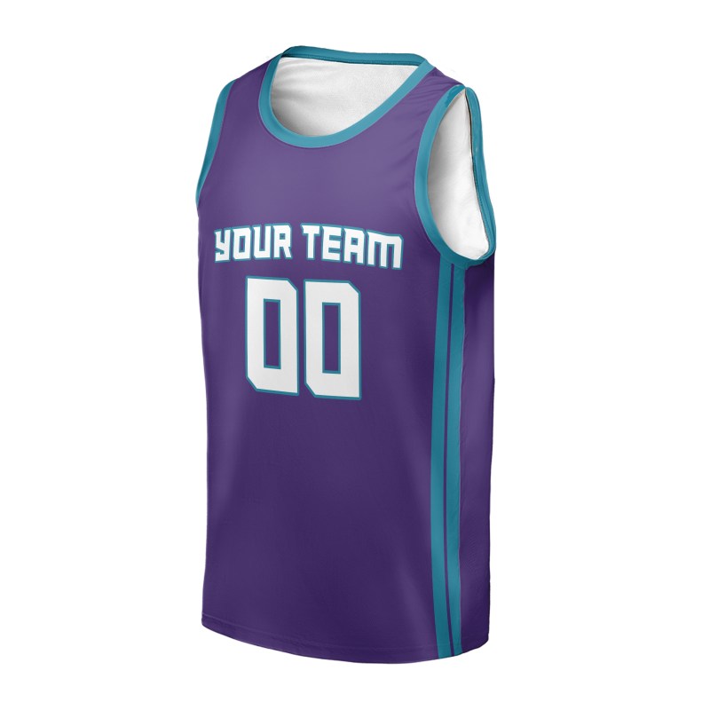 Personalized Charlotte Hornets Basketball Jersey - Purple Swingman Statement Style, Custom Name & Number-3