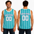 Personalized Charlotte Hornets Basketball Jersey - Teal Fast Break Player Icon Style, Custom Name & Number-1