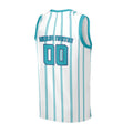 Personalized Charlotte Hornets Basketball Jersey - White Swingman Association Style, Custom Name & Number-4
