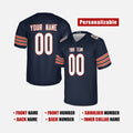 Personalized Chicago Bears Football Jersey - Navy Fan Style, Custom Name & Number-2