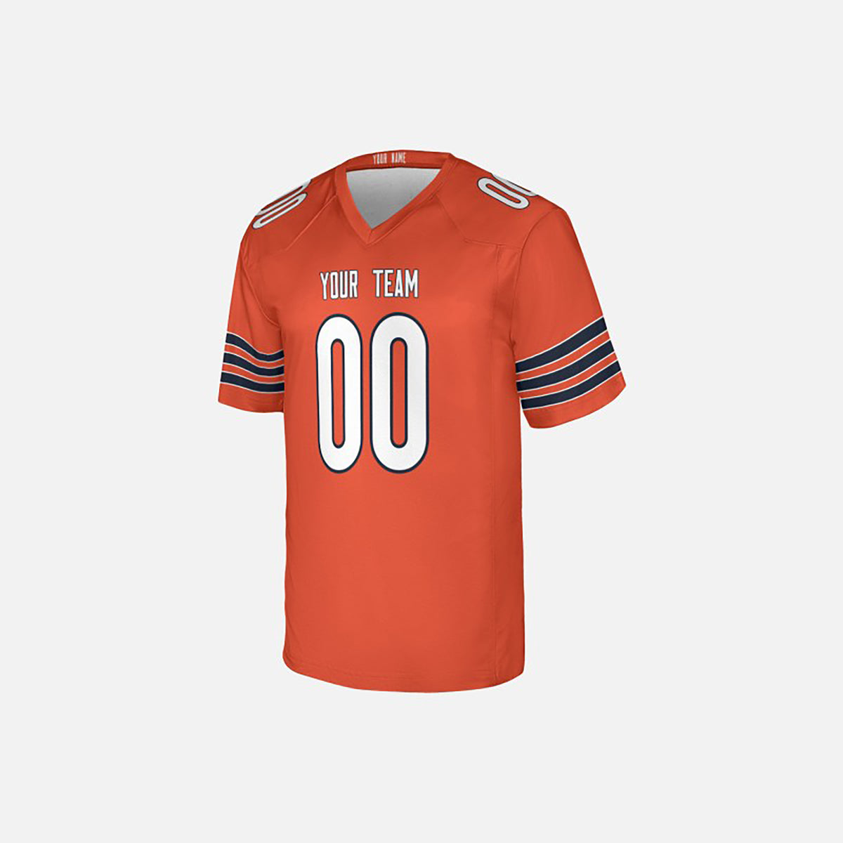 Personalized Chicago Bears Football Jersey - Orange Alternate Style, Custom Name & Number-3