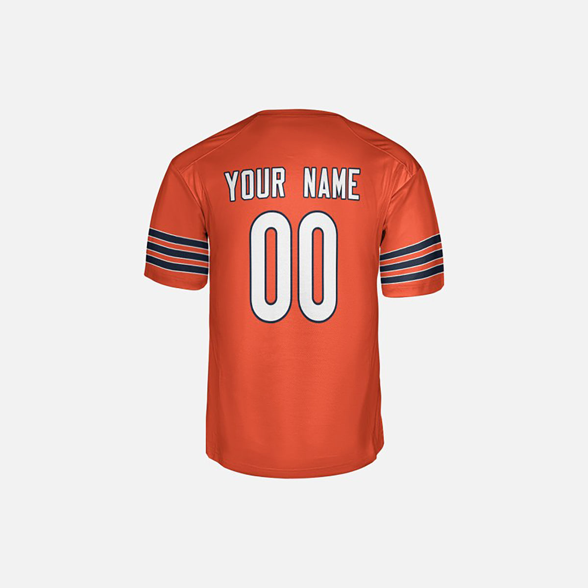 Personalized Chicago Bears Football Jersey - Orange Alternate Style, Custom Name & Number-4