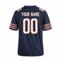 Personalized Chicago Bears Football Jersey – Navy Game Style, Custom Name Patch, Team Name, Number & Logo-4