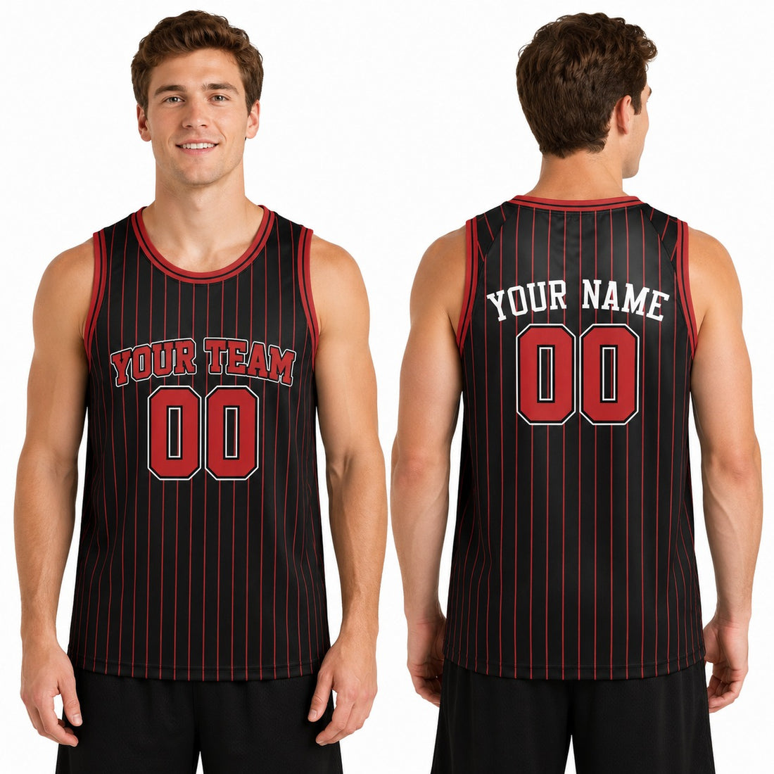 Personalized Chicago Bulls Basketball Jersey - Black Swingman Statement Style, Custom Name & Number-1