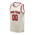 Personalized Chicago Bulls Basketball Jersey - Cream Swingman Style, Custom Name & Number-3