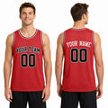 Personalized Chicago Bulls Basketball Jersey - Red Swingman Player Icon Style, Custom Name & Number-1