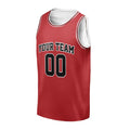 Personalized Chicago Bulls Basketball Jersey - Red Swingman Player Icon Style, Custom Name & Number-3