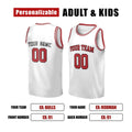Personalized Chicago Bulls Basketball Jersey - White Swingman Association Style, Custom Name & Number-2