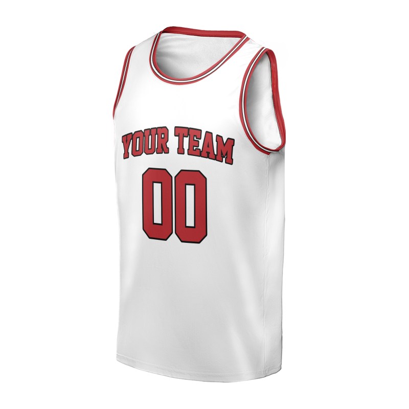 Personalized Chicago Bulls Basketball Jersey - White Swingman Association Style, Custom Name & Number-3