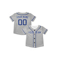Personalized Chicago Cubs Baseball Jersey - Gray Road Team Style, Custom Name & Number-7