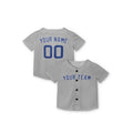 Personalized Chicago Cubs Baseball Jersey - Gray Road Team Style, Custom Name & Number-8