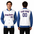 Personalized Chicago Cubs Varsity Jacket – White Blue Home Style, Custom Name & Number-1
