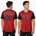 Personalized Chicago White Sox Baseball Jersey - Red Black City Style, Custom Name & Number-1