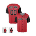 Personalized Chicago White Sox Baseball Jersey - Red Black City Style, Custom Name & Number-3