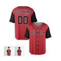 Personalized Chicago White Sox Baseball Jersey - Red Black City Style, Custom Name & Number-4