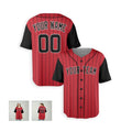 Personalized Chicago White Sox Baseball Jersey - Red Black City Style, Custom Name & Number-6