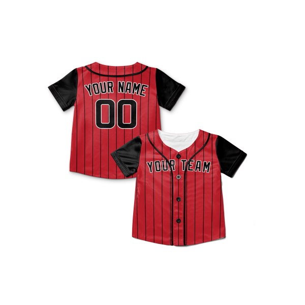 Personalized Chicago White Sox Baseball Jersey - Red Black City Style, Custom Name & Number-8