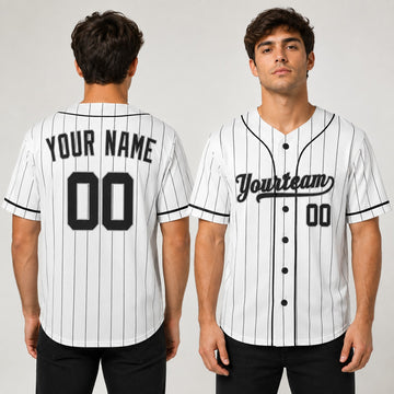 Personalized Chicago White Sox Baseball Jersey - White Home Style, Custom Name & Number-1