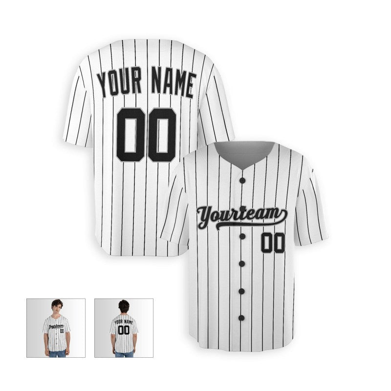 Personalized Chicago White Sox Baseball Jersey - White Home Style, Custom Name & Number-5