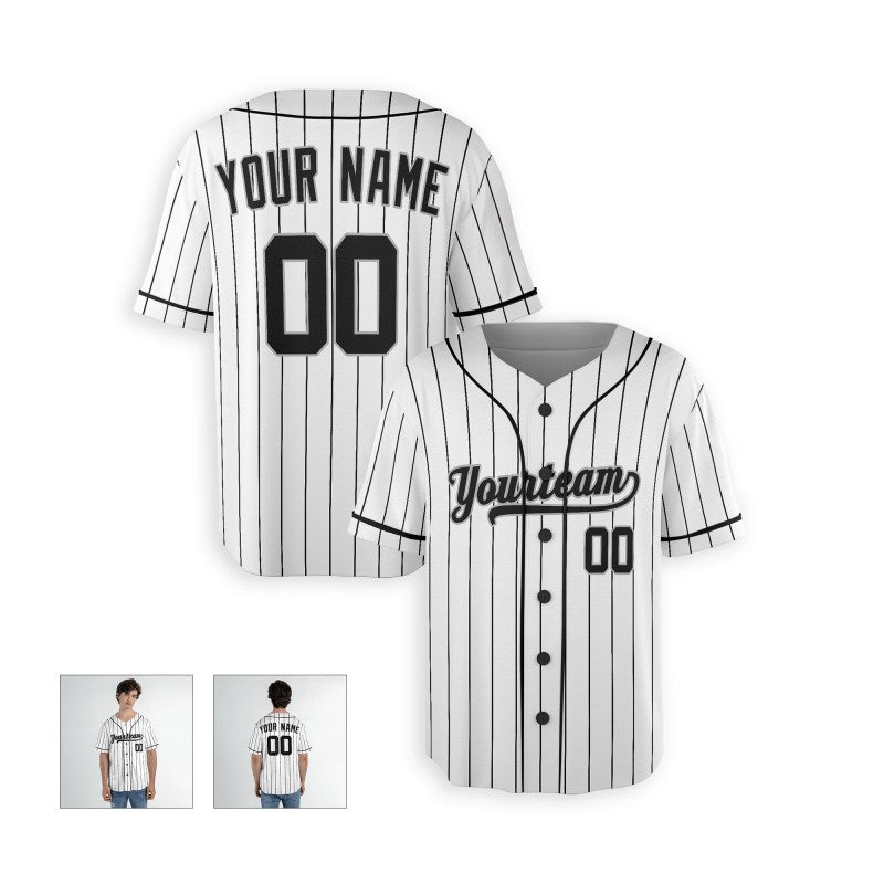 Personalized Chicago White Sox Baseball Jersey - White Home Style, Custom Name & Number-6