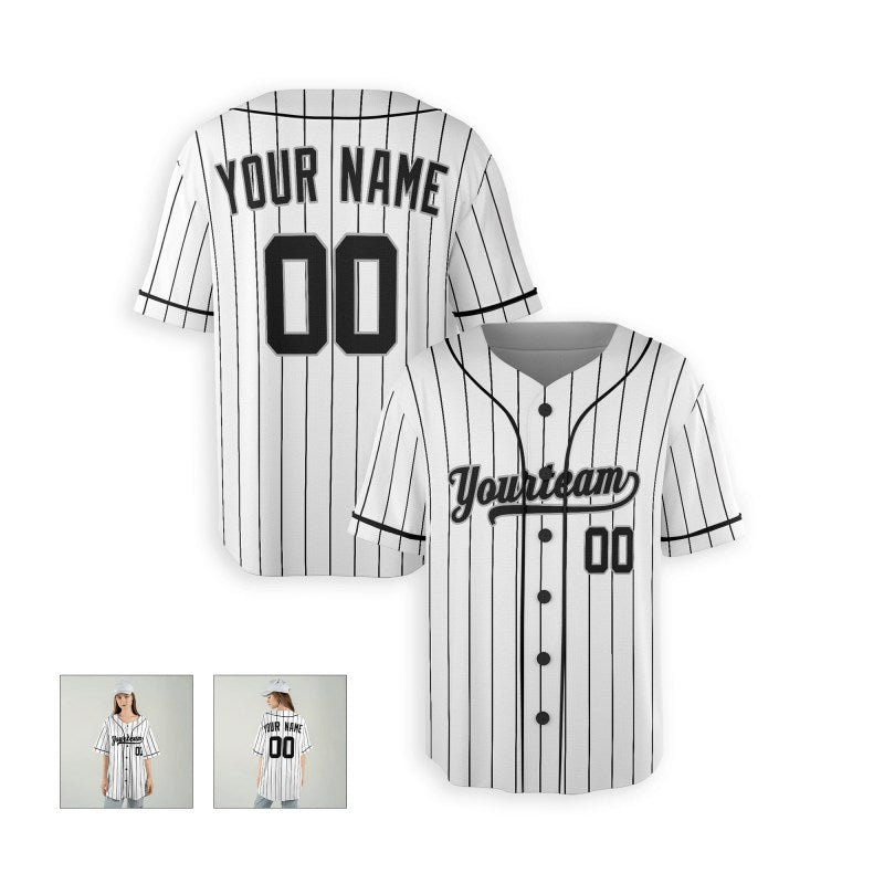 Personalized Chicago White Sox Baseball Jersey - White Home Style, Custom Name & Number-8
