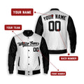 Personalized Chicago White Sox Varsity Jacket – White Black Home Style, Custom Name & Number-2