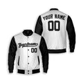 Personalized Chicago White Sox Varsity Jacket – White Black Home Style, Custom Name & Number-3