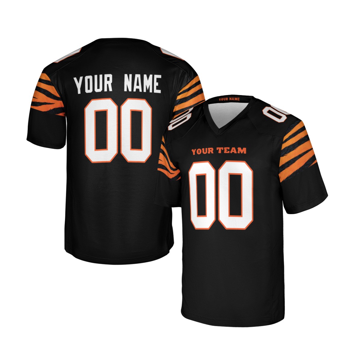 Personalized Cincinnati Bengals Football Jersey - Black 1988 Legacy Style, Custom Name & Number-3