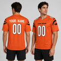 Personalized Cincinnati Bengals Football Jersey - Orange Alternate Style, Custom Name & Number-1
