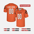 Personalized Cincinnati Bengals Football Jersey - Orange Alternate Style, Custom Name & Number-2