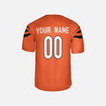 Personalized Cincinnati Bengals Football Jersey - Orange Alternate Style, Custom Name & Number-4