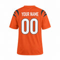 Personalized Cincinnati Bengals Football Jersey – Orange Vapor F.U.S.E. Limited Style, Custom Name Patch, Team Name, Number & Logo-4