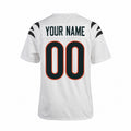 Personalized Cincinnati Bengals Football Jersey – White Vapor F.U.S.E. Elite Style, Custom Name Patch, Team Name, Number & Logo-4