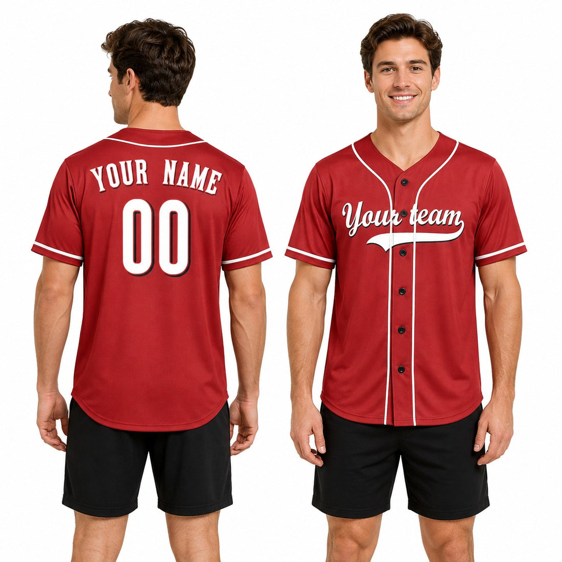 Personalized Cincinnati Reds Baseball Jersey - Red Alternate Style, Custom Name & Number-1