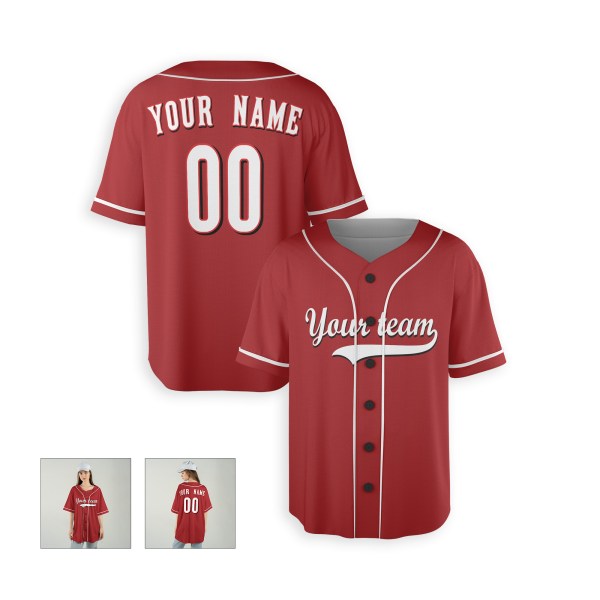 Personalized Cincinnati Reds Baseball Jersey - Red Alternate Style, Custom Name & Number-6