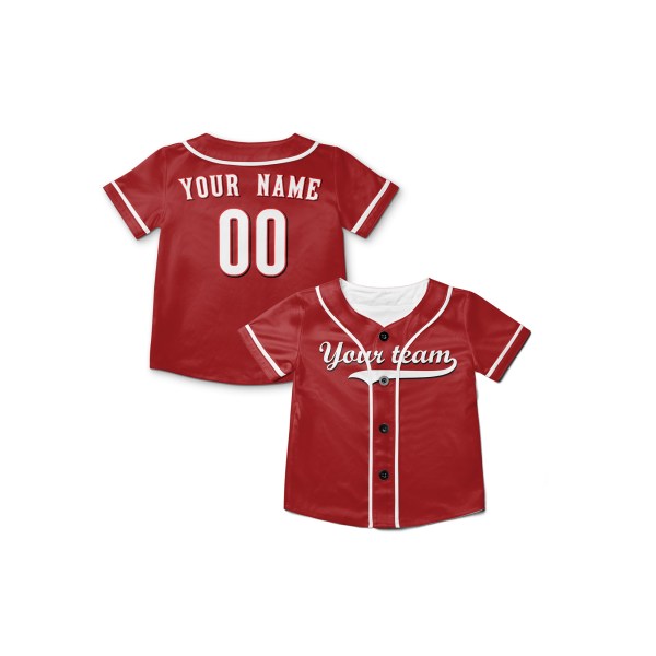 Personalized Cincinnati Reds Baseball Jersey - Red Alternate Style, Custom Name & Number-8