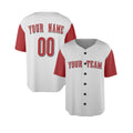 Personalized Cincinnati Reds Baseball Jersey - White Red Birdseye Style, Custom Name & Number-3